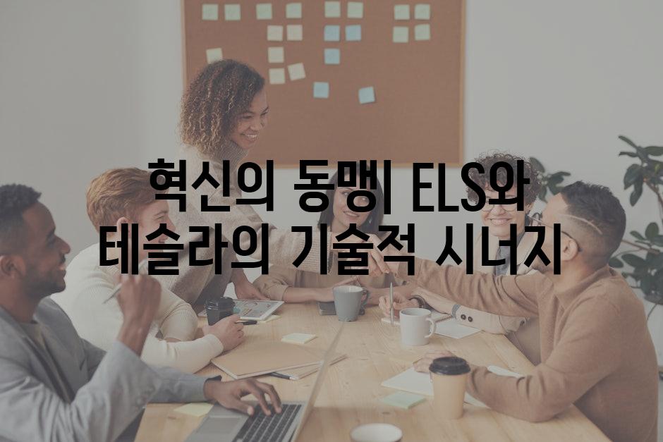  혁신의 동맹| ELS와 테슬라의 기술적 시너지