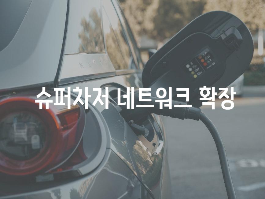  슈퍼차저 네트워크 확장