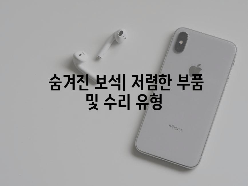  숨겨진 보석| 저렴한 부품 및 수리 유형