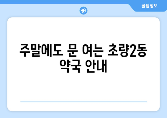 부산시 동구 초량2동 24시간 토요일 일요일 휴일 공휴일 야간 약국