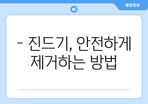 강아지 진드기, 걱정 마세요! 🐶  확인부터 제거까지 완벽 가이드 | 진드기 종류, 증상, 예방