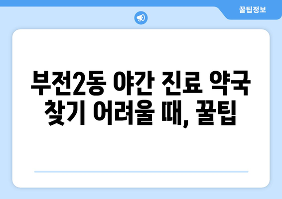 부산시 부산진구 부전2동 24시간 토요일 일요일 휴일 공휴일 야간 약국