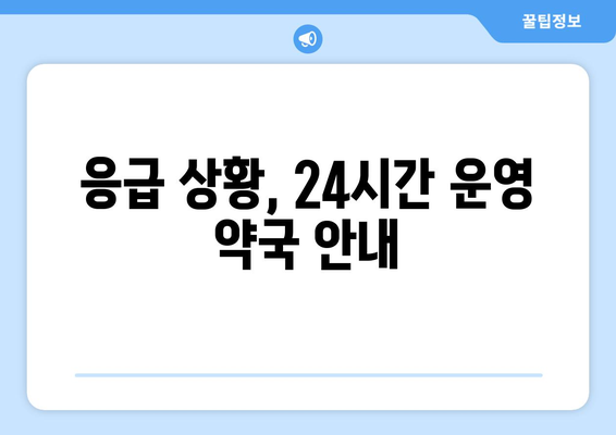 경상북도 구미시 동락동 24시간 토요일 일요일 휴일 공휴일 야간 약국