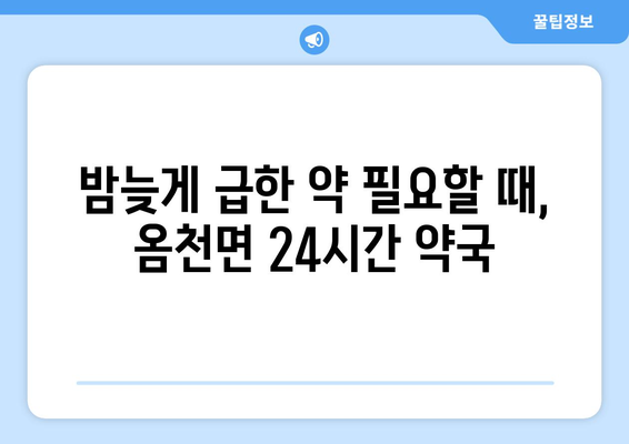 전라남도 강진군 옴천면 24시간 토요일 일요일 휴일 공휴일 야간 약국