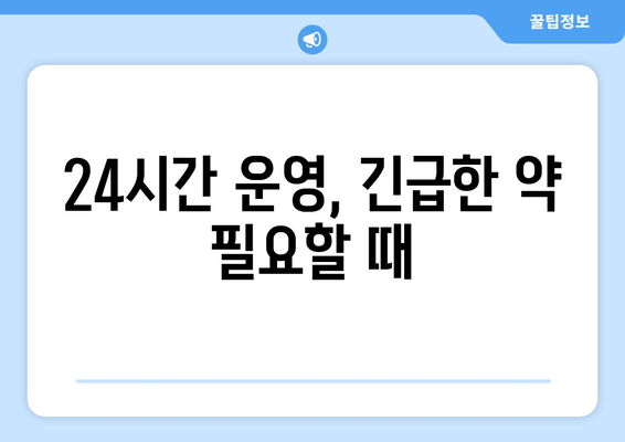 전라북도 남원시 이백면 24시간 토요일 일요일 휴일 공휴일 야간 약국