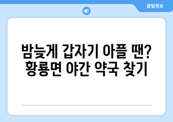 전라남도 장성군 황룡면 24시간 토요일 일요일 휴일 공휴일 야간 약국