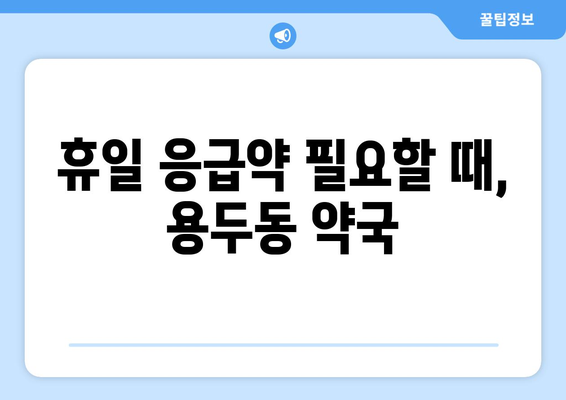 대전시 중구 용두동 24시간 토요일 일요일 휴일 공휴일 야간 약국