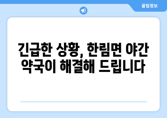 경상남도 김해시 한림면 24시간 토요일 일요일 휴일 공휴일 야간 약국