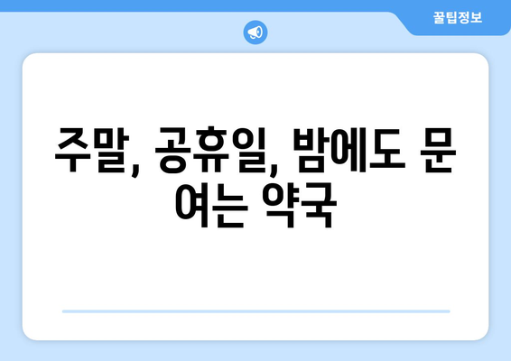 경기도 과천시 문원동 24시간 토요일 일요일 휴일 공휴일 야간 약국