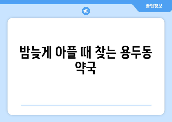 대전시 중구 용두동 24시간 토요일 일요일 휴일 공휴일 야간 약국