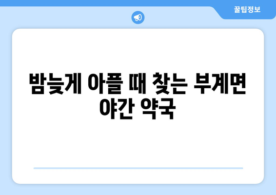 경상북도 군위군 부계면 24시간 토요일 일요일 휴일 공휴일 야간 약국