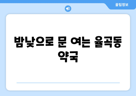 경상북도 김천시 율곡동 24시간 토요일 일요일 휴일 공휴일 야간 약국