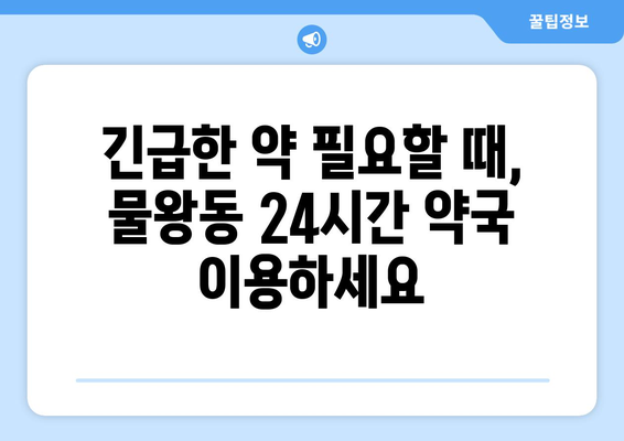 경기도 시흥시 물왕동 24시간 토요일 일요일 휴일 공휴일 야간 약국