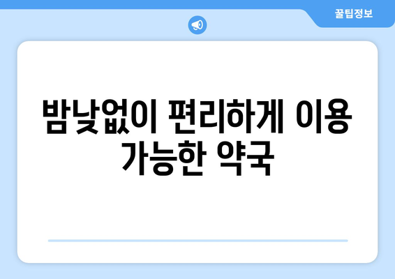 충청북도 충주시 연수동 24시간 토요일 일요일 휴일 공휴일 야간 약국