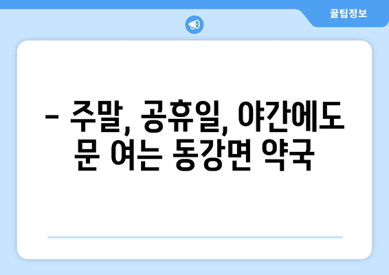 전라남도 나주시 동강면 24시간 토요일 일요일 휴일 공휴일 야간 약국