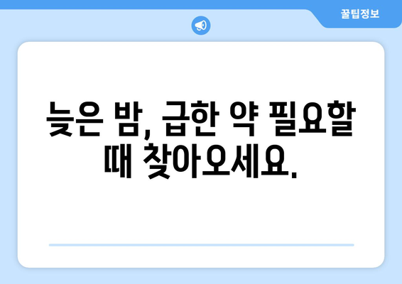 경기도 구리시 교문2동 24시간 토요일 일요일 휴일 공휴일 야간 약국