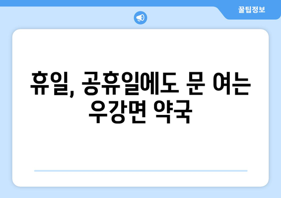 충청남도 당진시 우강면 24시간 토요일 일요일 휴일 공휴일 야간 약국