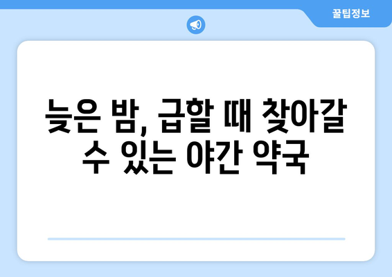 전라남도 완도군 금일읍 24시간 토요일 일요일 휴일 공휴일 야간 약국