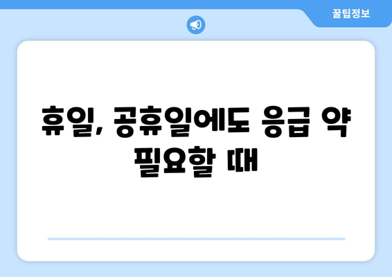 서울시 중구 장충동 24시간 토요일 일요일 휴일 공휴일 야간 약국