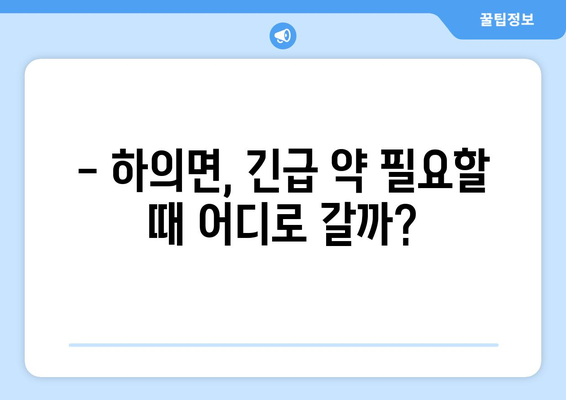 전라남도 신안군 하의면 24시간 토요일 일요일 휴일 공휴일 야간 약국