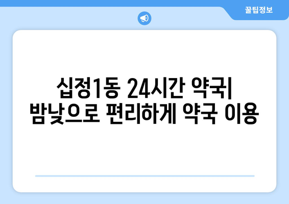 인천시 부평구 십정1동 24시간 토요일 일요일 휴일 공휴일 야간 약국