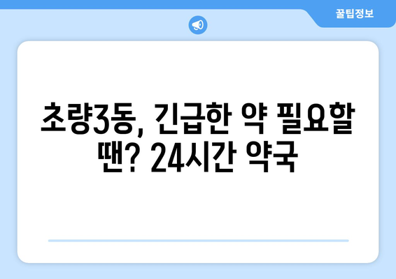 부산시 동구 초량3동 24시간 토요일 일요일 휴일 공휴일 야간 약국