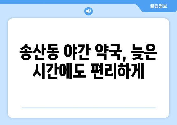 제주도 서귀포시 송산동 24시간 토요일 일요일 휴일 공휴일 야간 약국