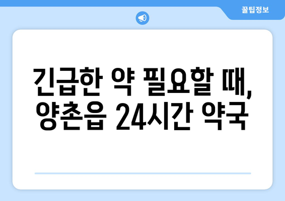 경기도 김포시 양촌읍 24시간 토요일 일요일 휴일 공휴일 야간 약국