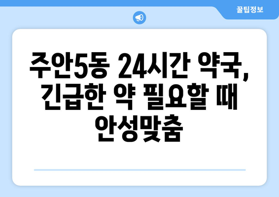 인천시 미추홀구 주안5동 24시간 토요일 일요일 휴일 공휴일 야간 약국